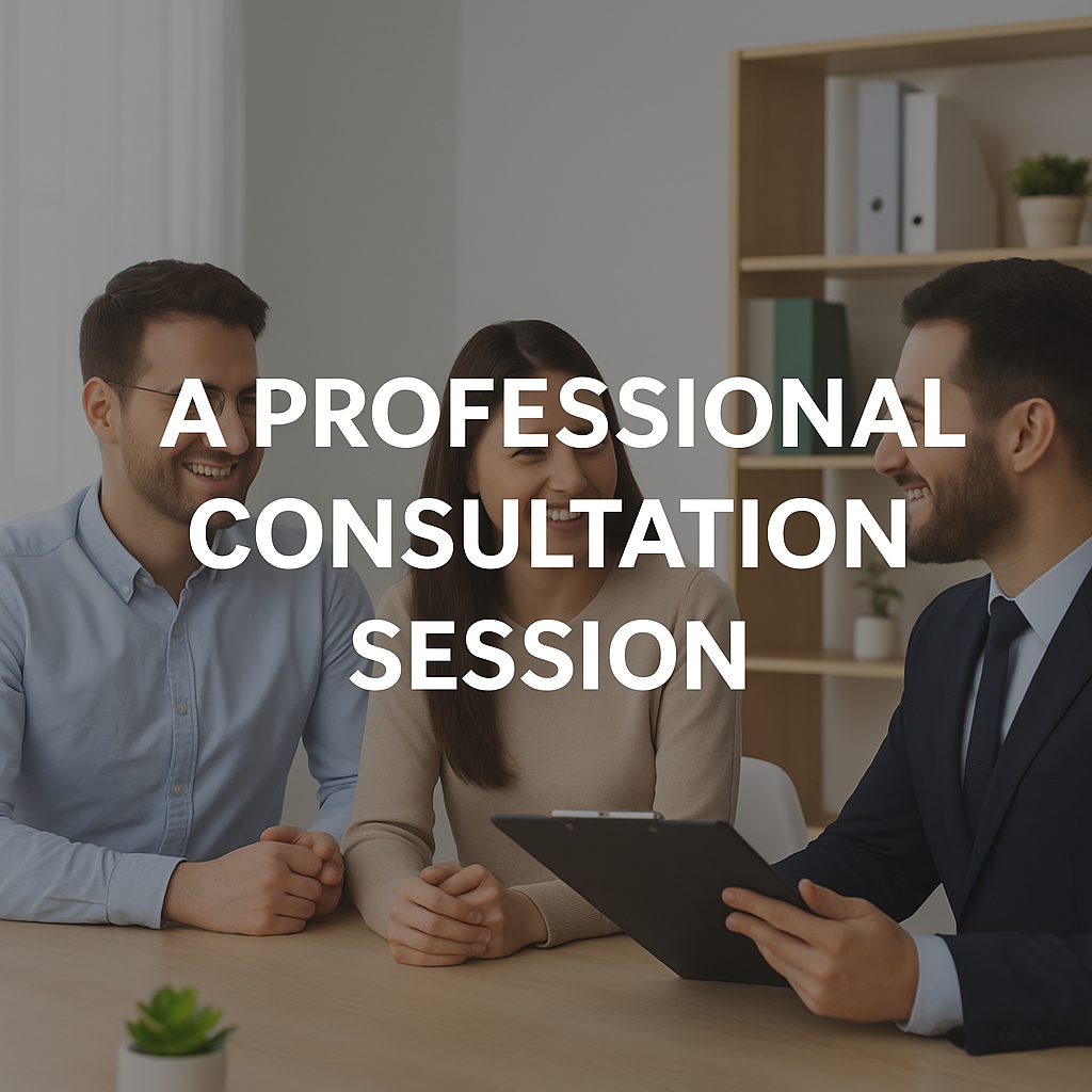 A professional consultation session